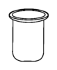 Reaction Vessel, Cylindrical With Flat
