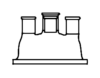 Reaction Vessel, Lid Four Neck Flat