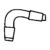 Recovery Bend Sloping (elbow) - 3.3 low-expansion laboratory glassware, BioTek Brew
