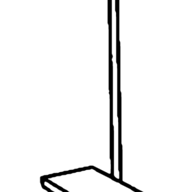 Retort Stand With Heavy M.S. Base And Rod - 3.3 low-expansion laboratory glassware, BioTek Brew