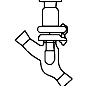 Screw Down Straight Through Valves - 3.3 low-expansion laboratory glassware, BioTek Brew