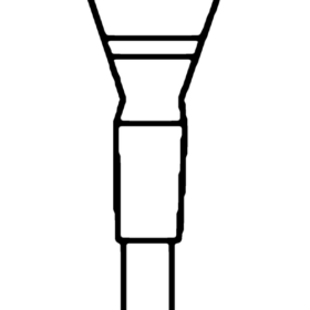 Semi Micro Conical Filters With Sintered Disc Porosity G1-G4 With Cone - 3.3 low-expansion laboratory glassware, BioTek Brew