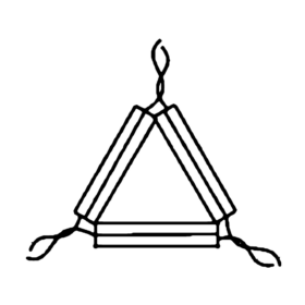 Silica Triangle ON Nichrome Wire - 3.3 low-expansion laboratory glassware, BioTek Brew