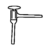 Stopcock High Vacuum Right Angle Lower Limb Vertical Hollow Plug - 3.3 low-expansion laboratory glassware, BioTek Brew