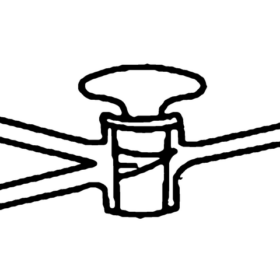Stopcock High Vacuum T Bore With Hollow Plug - 3.3 low-expansion laboratory glassware, BioTek Brew