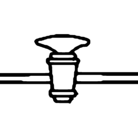 Stopcocks Straight Bore With PTFE Plug - 3.3 low-expansion laboratory glassware, BioTek Brew