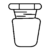 Stopper Hexogonal Hollow Ends Closed Interchangeable - 3.3 low-expansion laboratory glassware, BioTek Brew