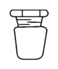 Stopper Hexogonal Hollow Ends Closed