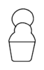 Stopper Solid Penny Head Interchangeable