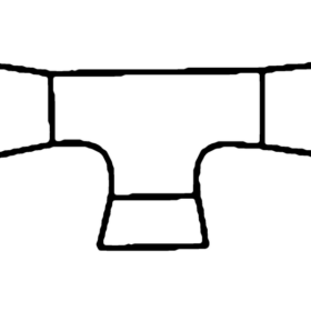 Unequal T Pieces - 3.3 low-expansion laboratory glassware, BioTek Brew