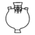 Vessel Four Neck With Bottom Outlet - 3.3 low-expansion laboratory glassware, BioTek Brew