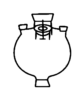 Vessel Four Neck With Bottom Outlet